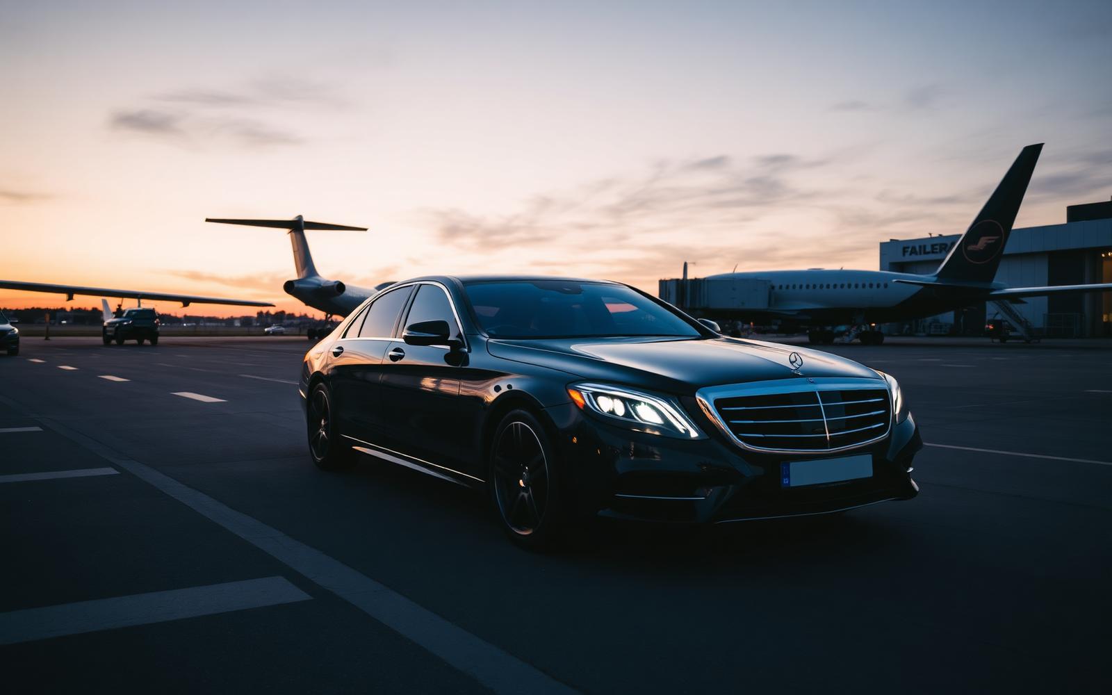 Luxury airport chauffeur Schiphol